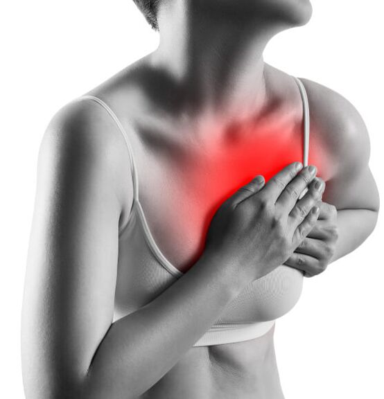 Symptoms of thoracic osteochondosis