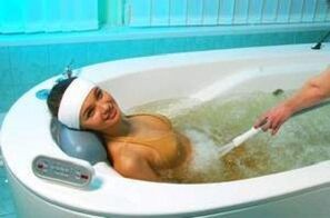 Balnetherapy for osteochondosis of the cervical column